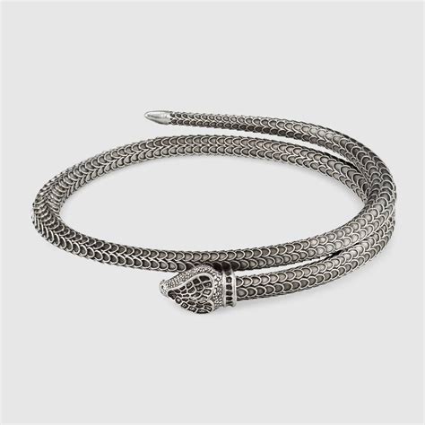 gucci bracelet mens snake|gucci garden snake bracelet.